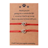 Multicolor Thread Cat Paw Print Hand-knitted Blessing Bracelet