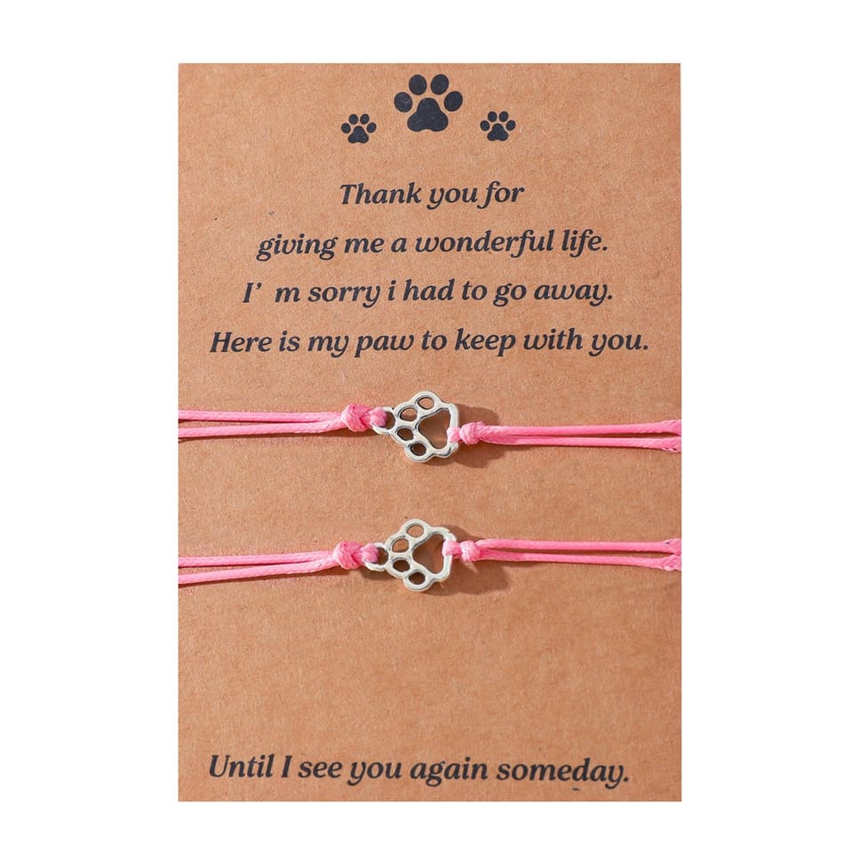 In Their Honor - Paw Bracelet — Rose